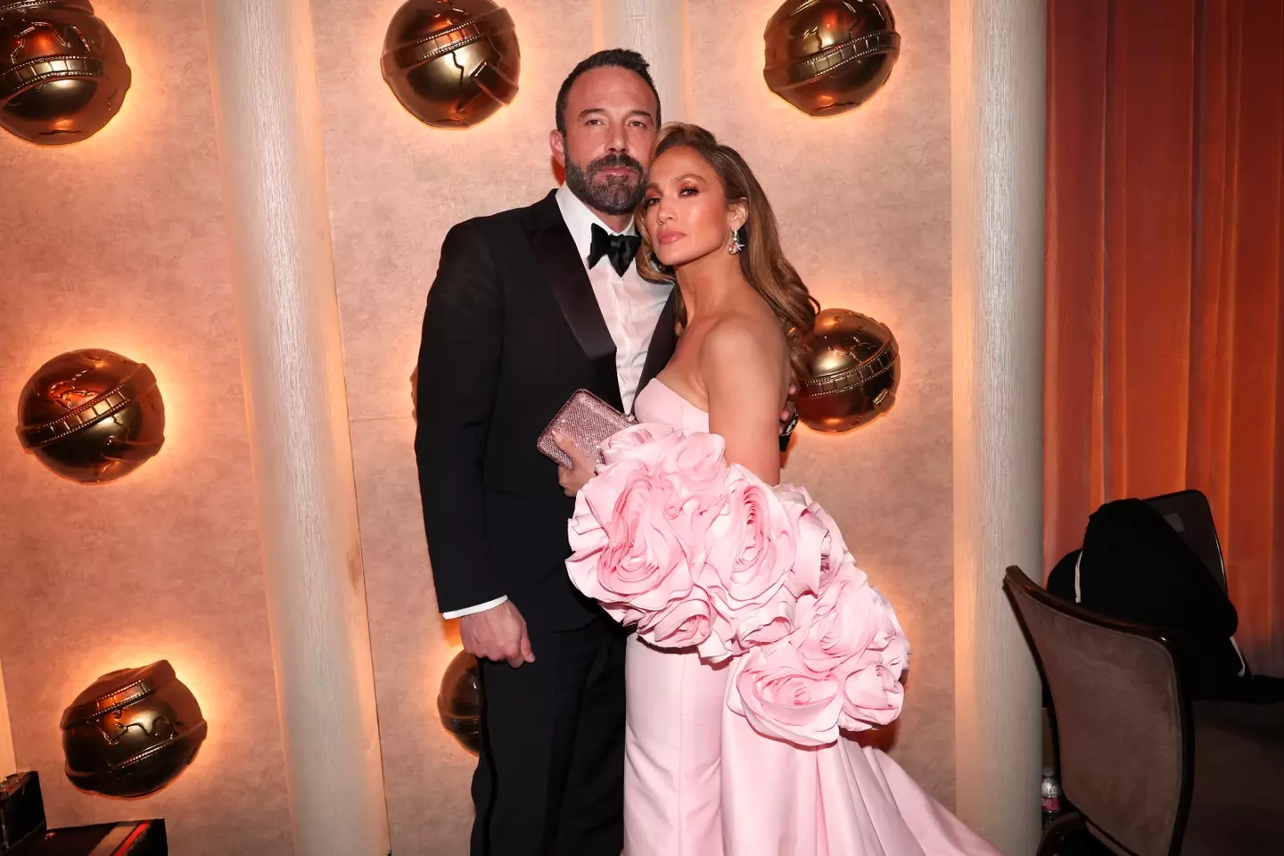 Jennifer and Ben at last night's Golden Globes.