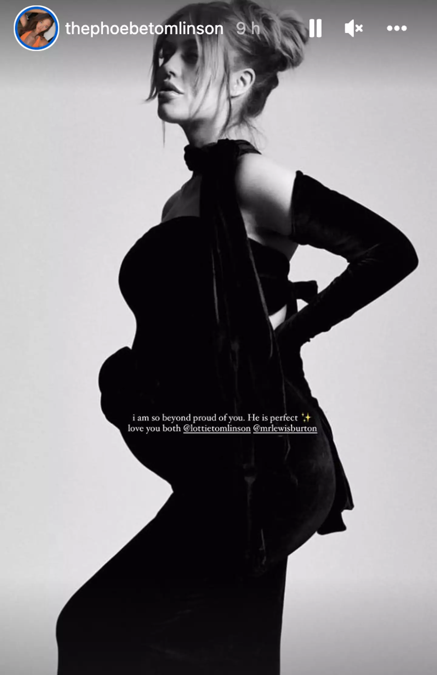 Pheobe Tomlinson shared how proud she was of Lottie.