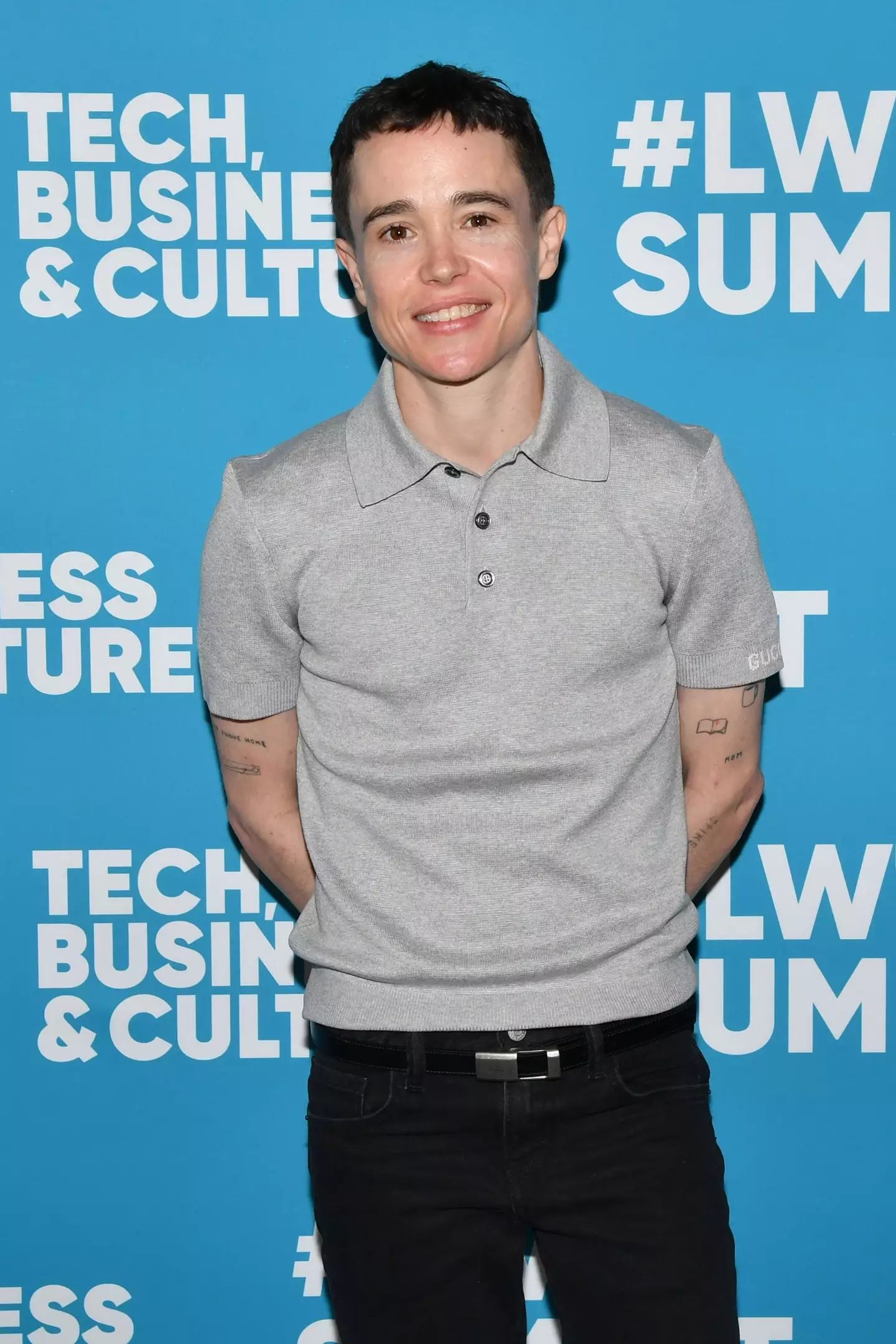 Page says that while he's faced many challenges, he's grateful for where he is in life (Bonnie Biess/Getty Images for Lesbians Who Tech & Allies)