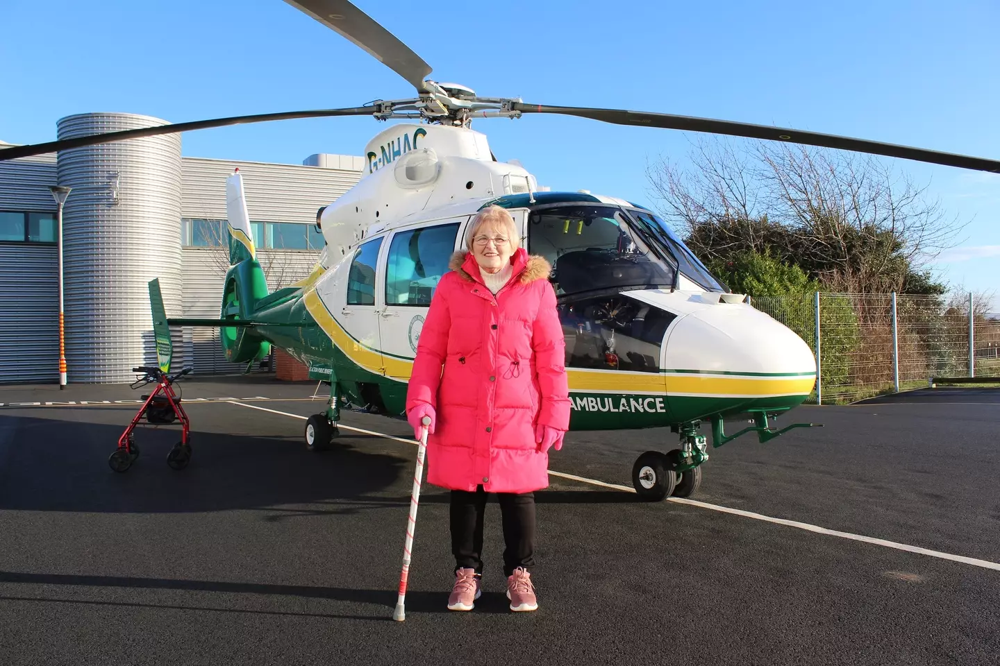 Carole believes her late husband's message is the reason why she's alive.