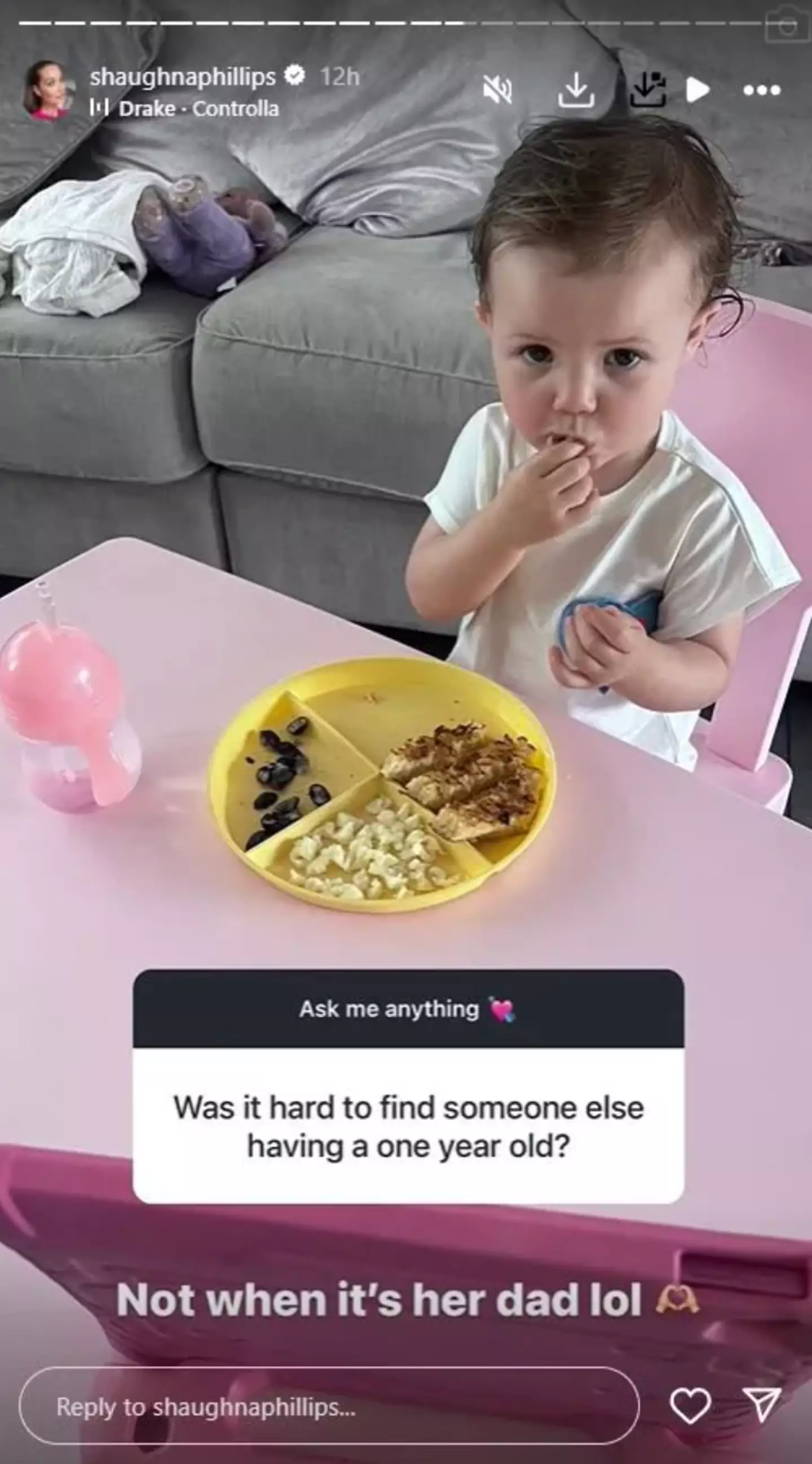 Shaughna revealed she's back with Lucia's father. (Instagram/@shaughnaphillips)