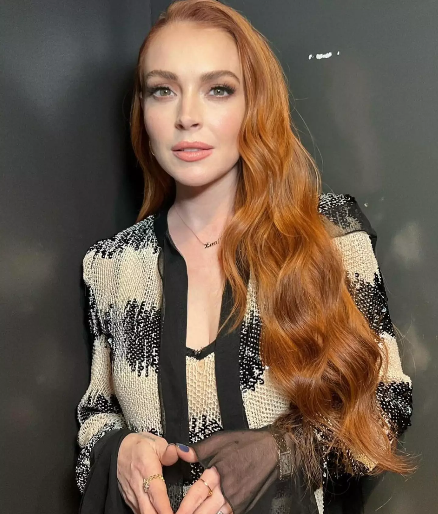 Lohan makes a brief cameo in the film.