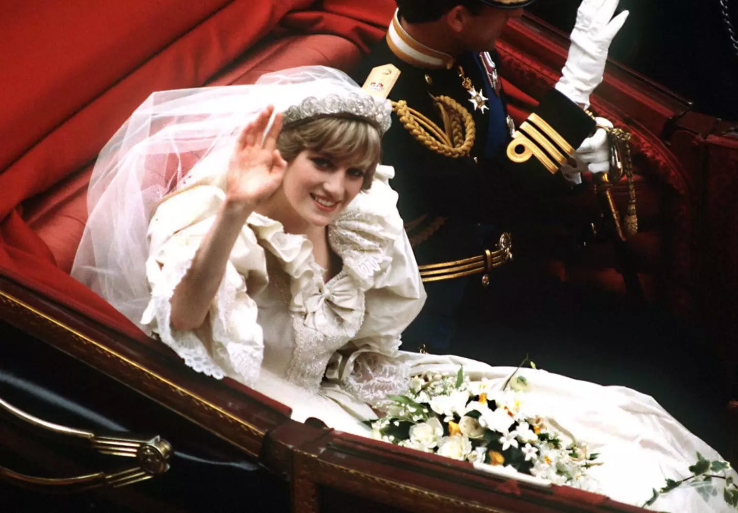 The pair divorced in August 1996 (Terry Fincher/Princess Diana Archive/Getty Images)