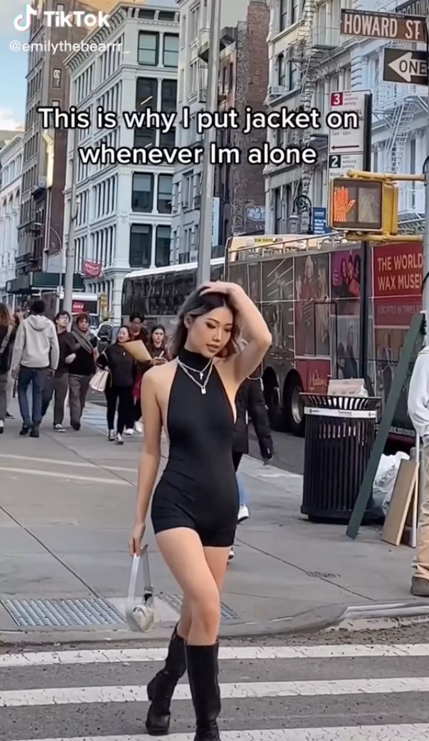 She strutted her stuff in the outfit of her choice - and so she should!