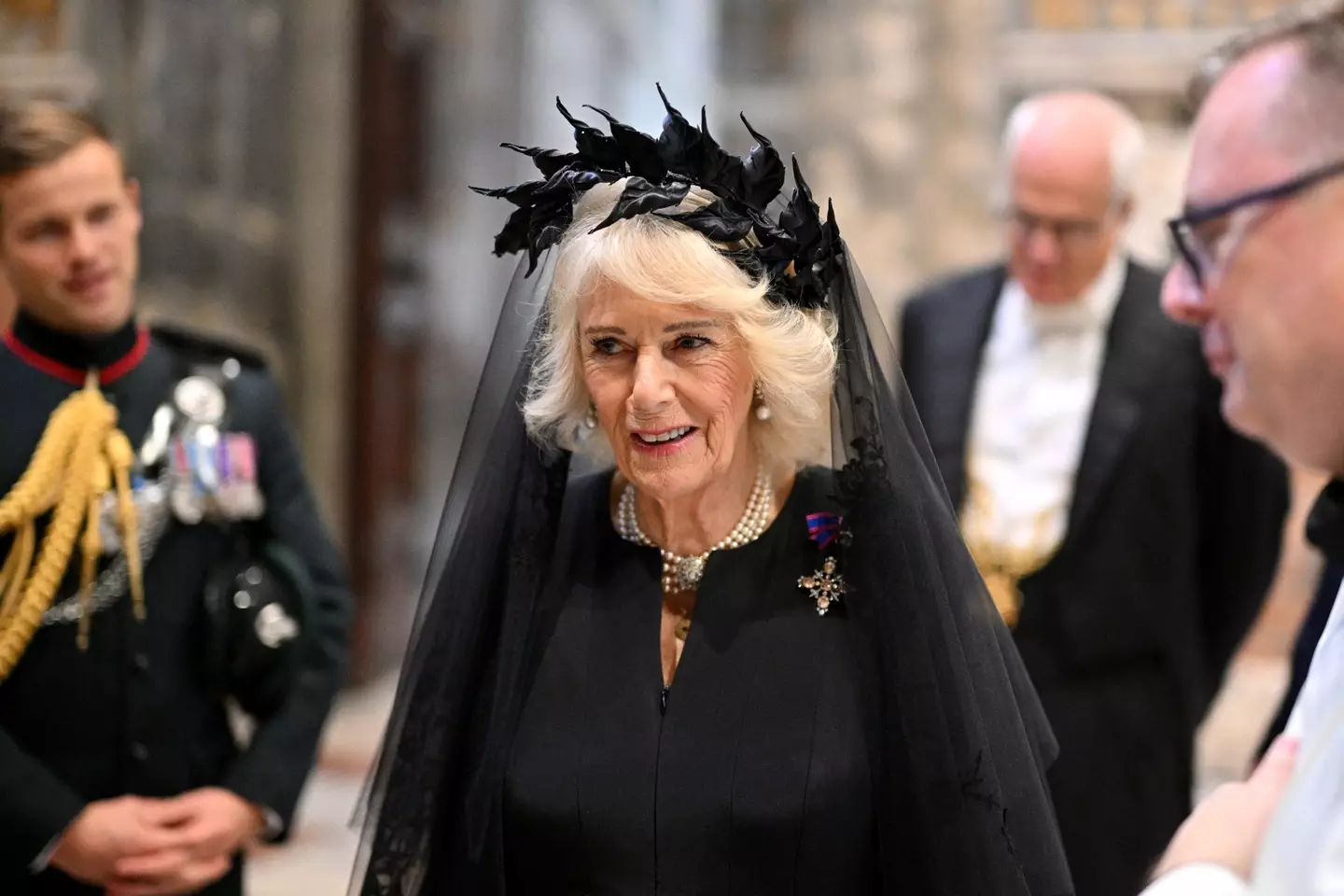 The pope has made the King and Queen a knight and dame of the order of Pius IX (POOL/AFP via Getty Images)