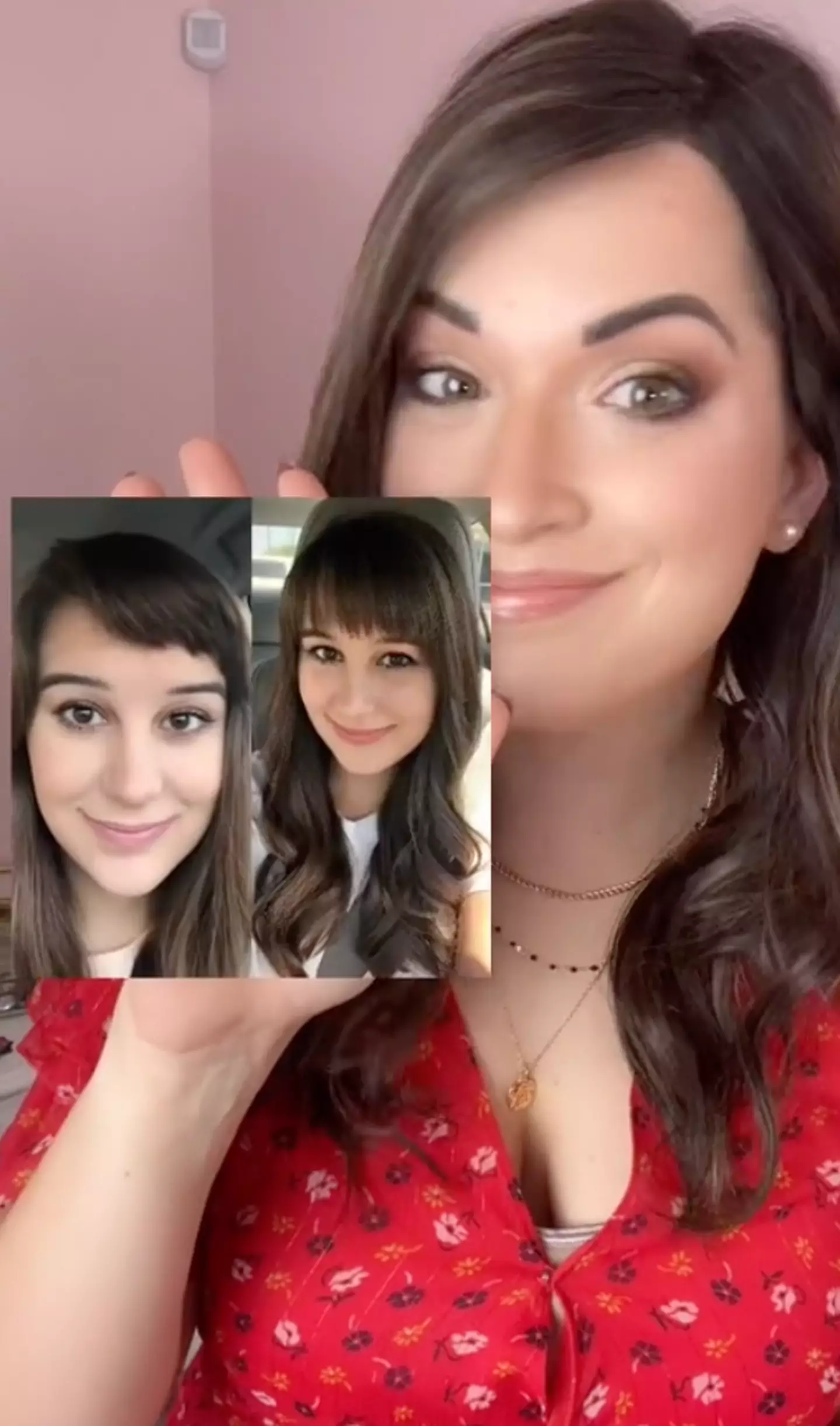 Dana said no to short bangs.