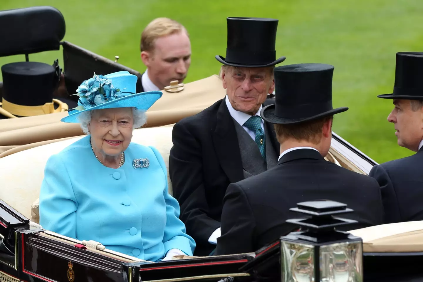 The Queen left a handwritten note on The Duke of Edinburgh's coffin.