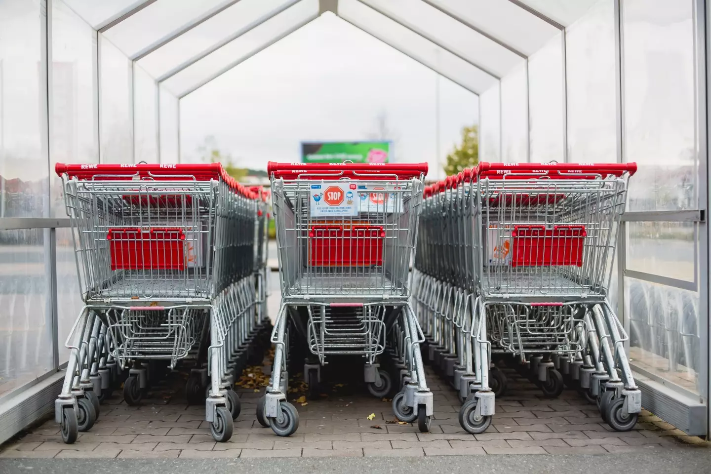 It's annoying when you don’t have a £1 coin to hand to unlock the trolley.