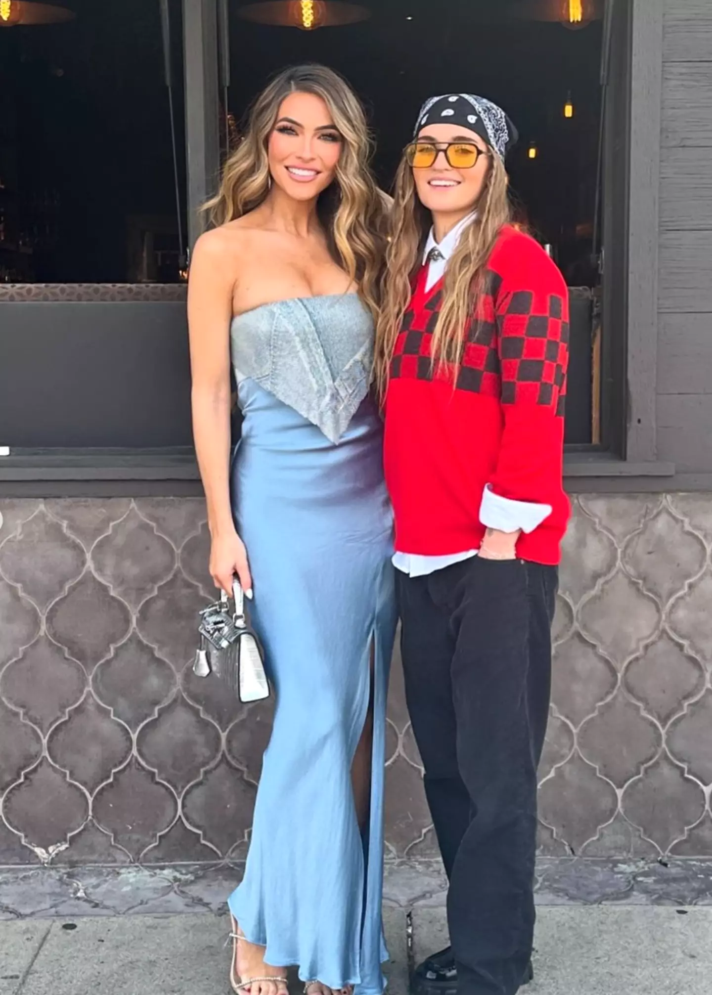 A scene with Chrishell and G was also axed (Instagram/@chrishellstause)