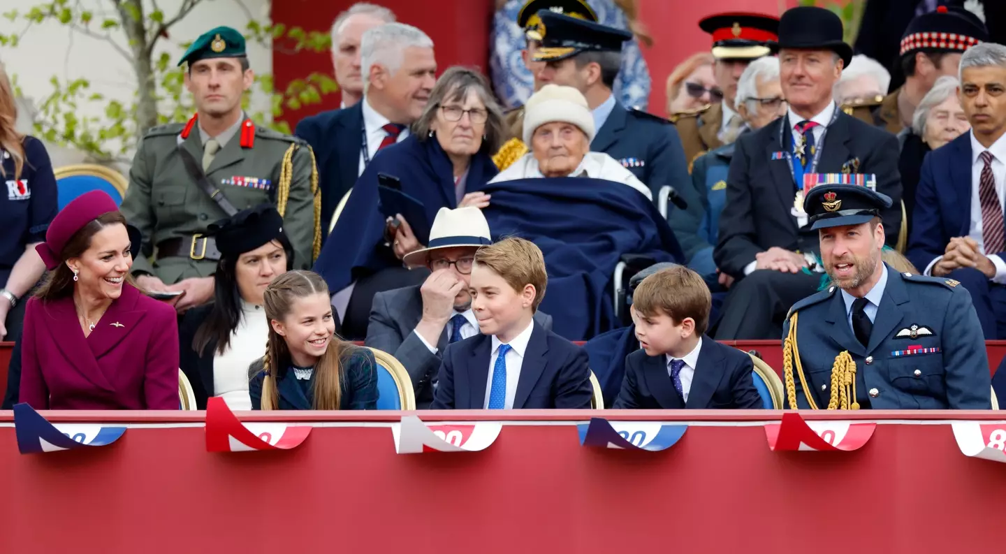 The trio were also seen laughing together (Max Mumby/Indigo/Getty Images)