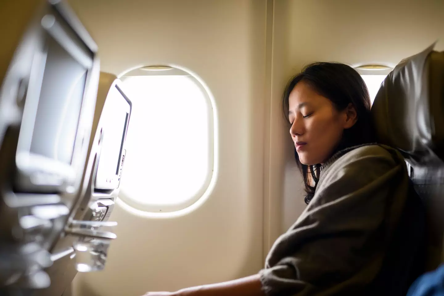 Sleeping on a plane has never been easier. Getty Stock Images/ Leren Lu