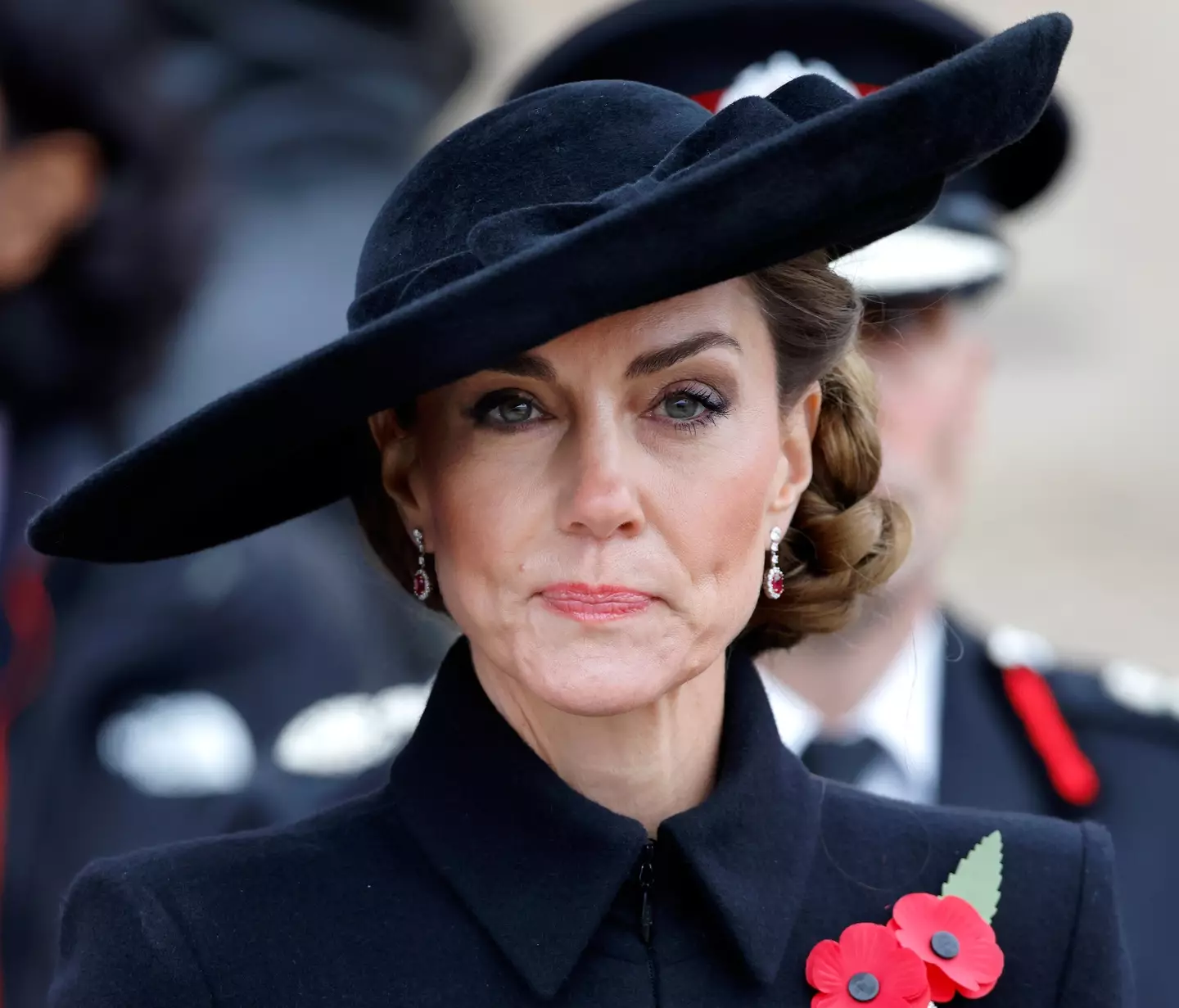 On Armistice Day, Kate led a moment of silence at the Armed Forces Memorial at the National Memorial Arboretum in Staffordshire (Max Mumby/Indigo/Getty Images)