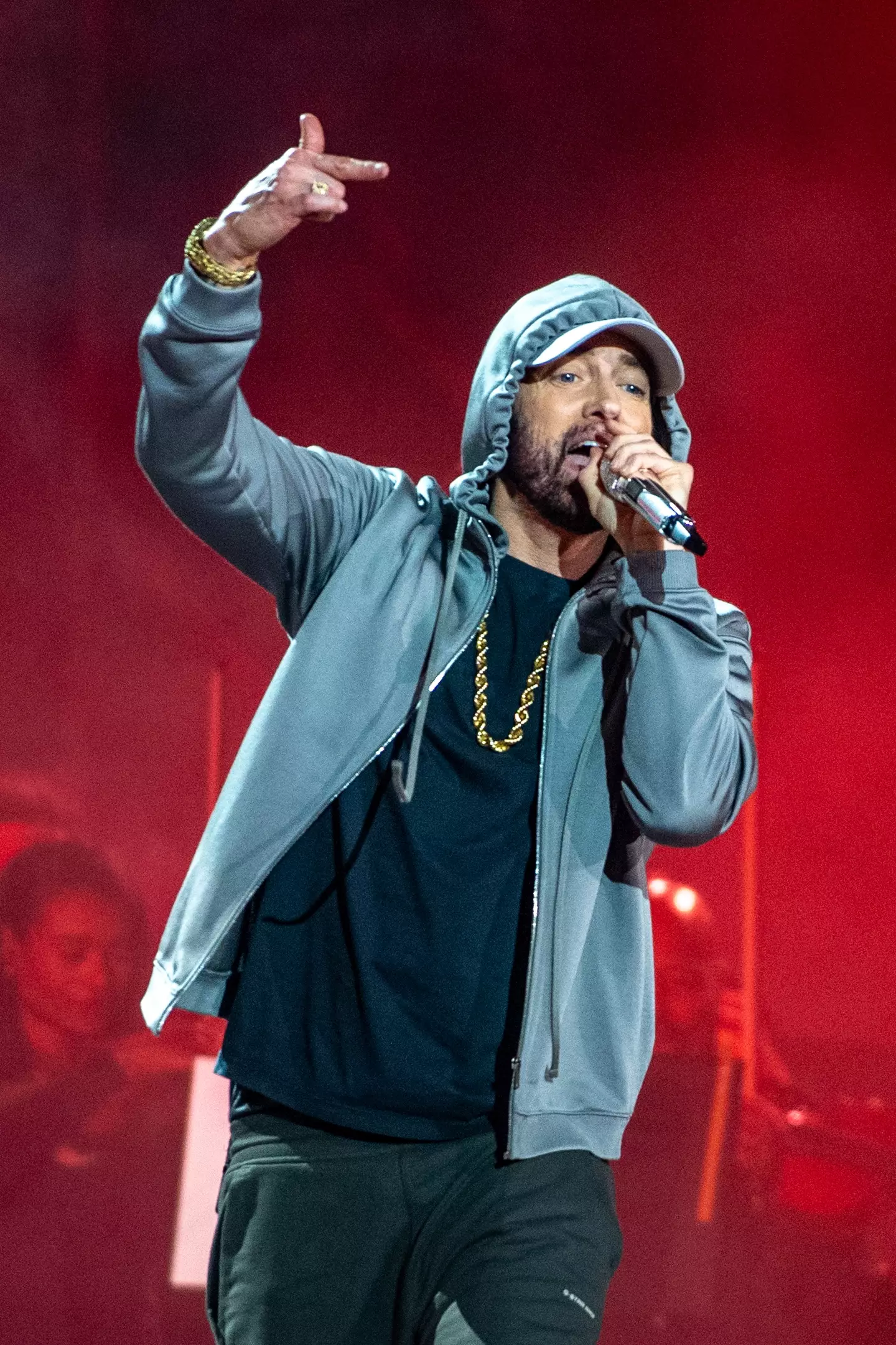 Eminem used his daughters for inspiration on his new album. (Aaron J. Thornton/Getty Images)