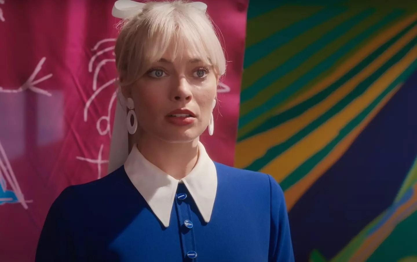 Margot Robbie in Barbie.