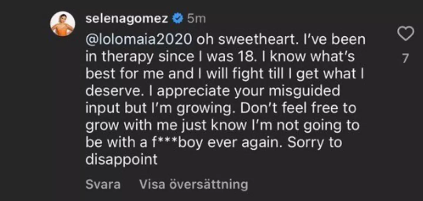 Her comments have annoyed the internet.