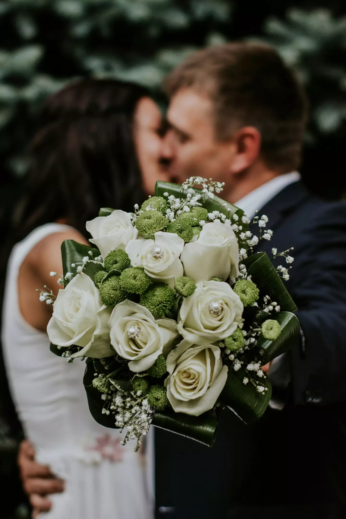 One bride didn't want anything getting in the way of her big day.