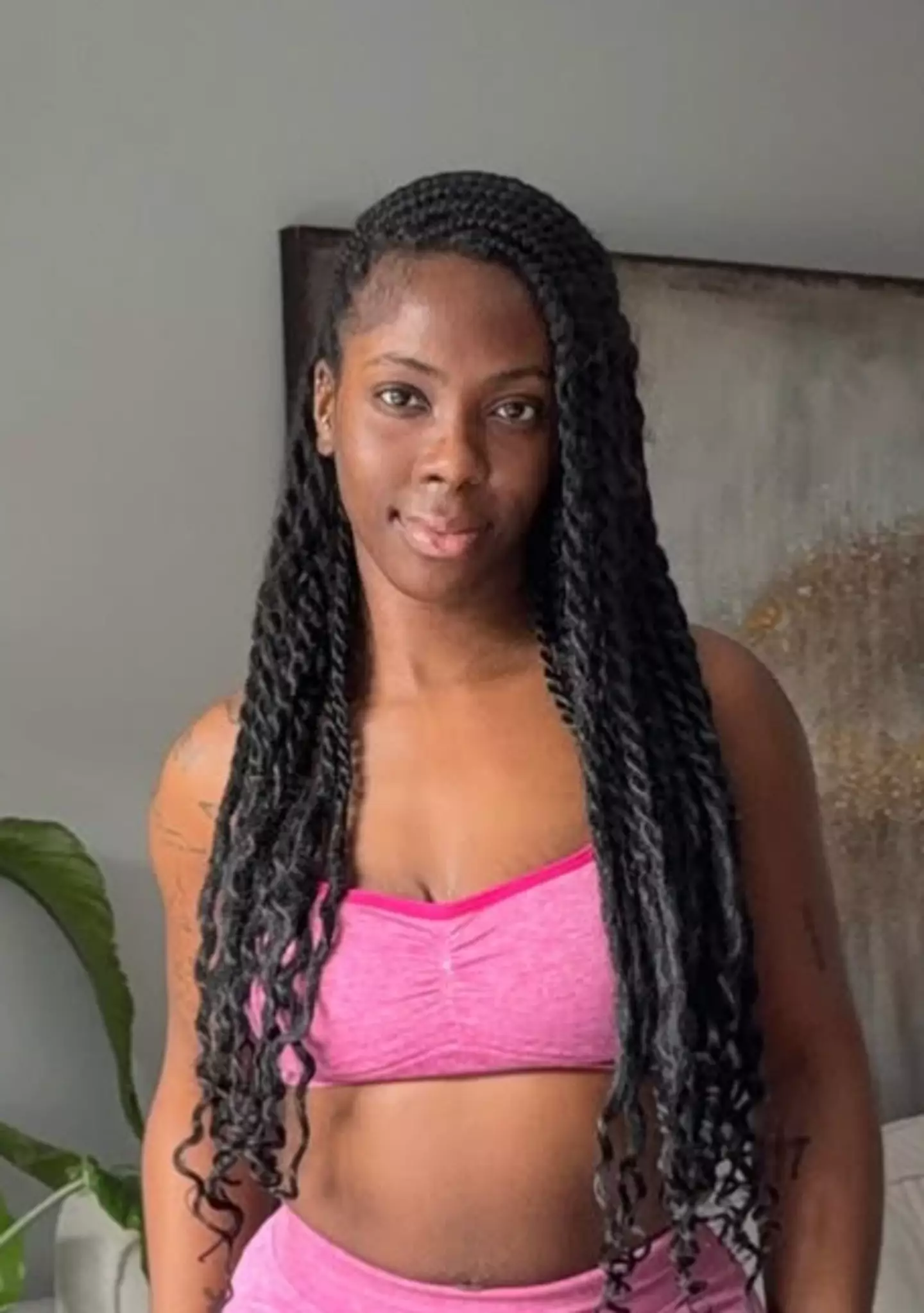 The 25-year-old fitness influencer has backtracked on her trans inclusive policy for The Girls Spot (Instagram/@nataleebarnett_)