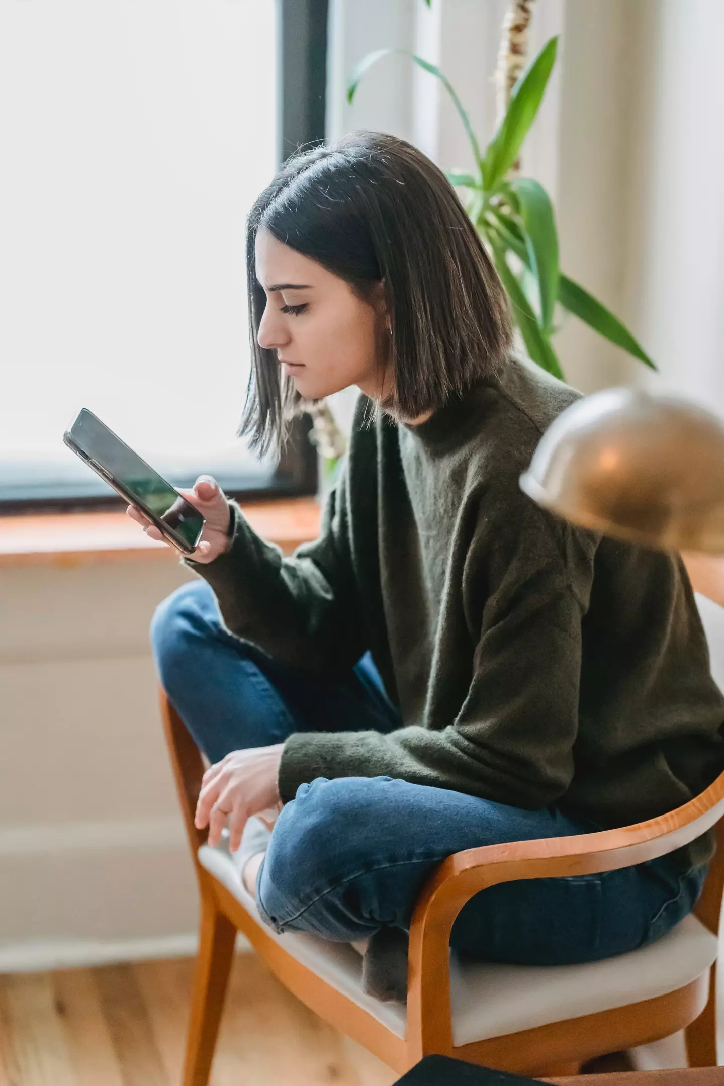 We've all been there, finding something we shouldn't have seen on a partner's phone (stock image).