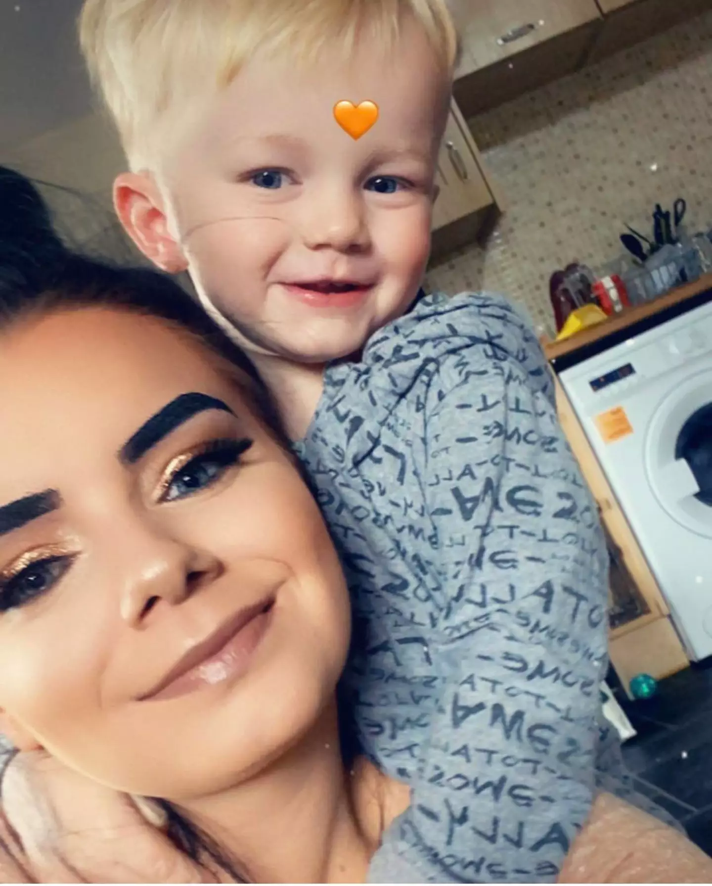 Sinead-Leah says her son woke up in the night screaming in agony (Caters News and Media)