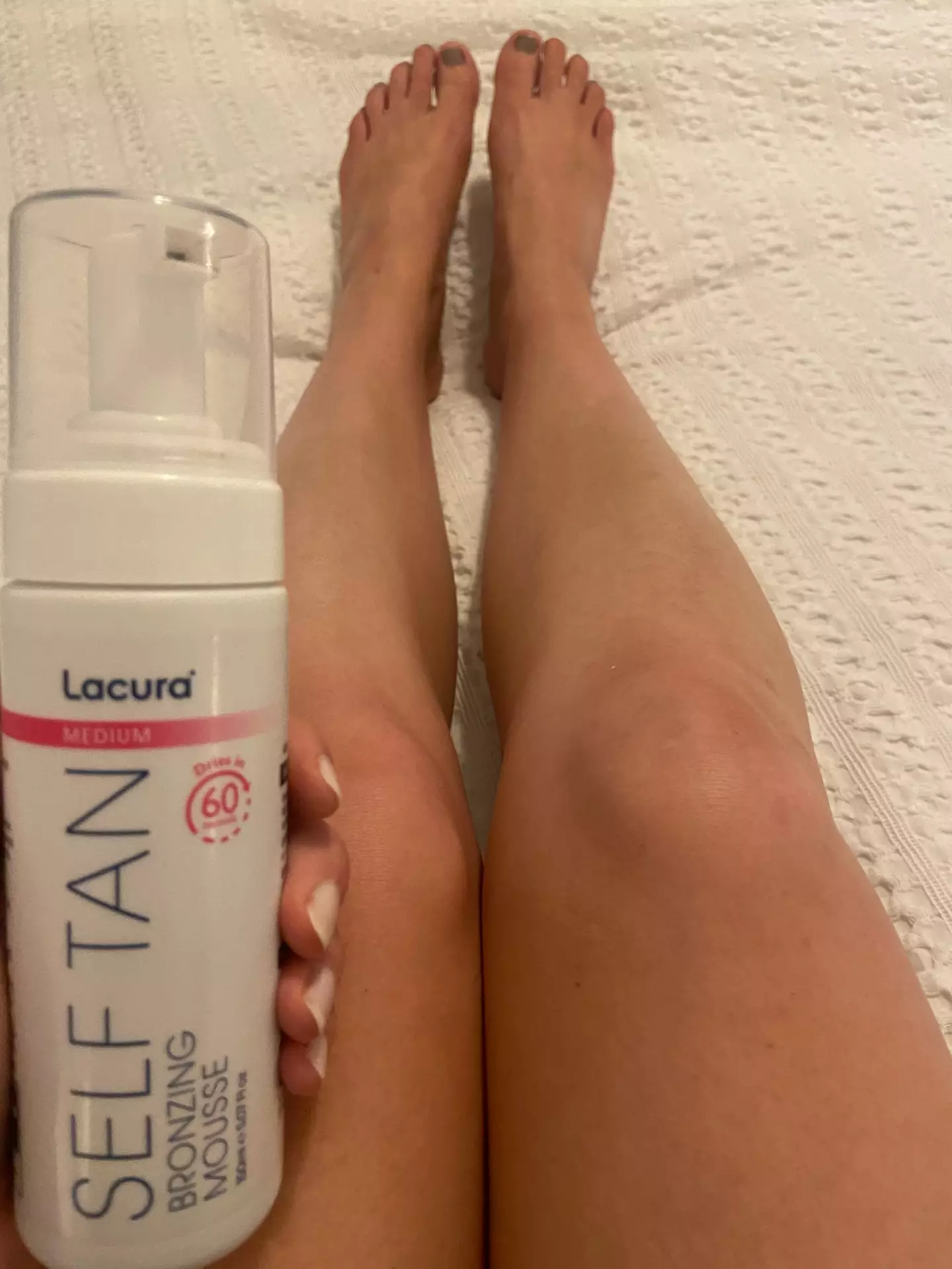 Aldi's bronzing mousse scored 7/10 in the trial.