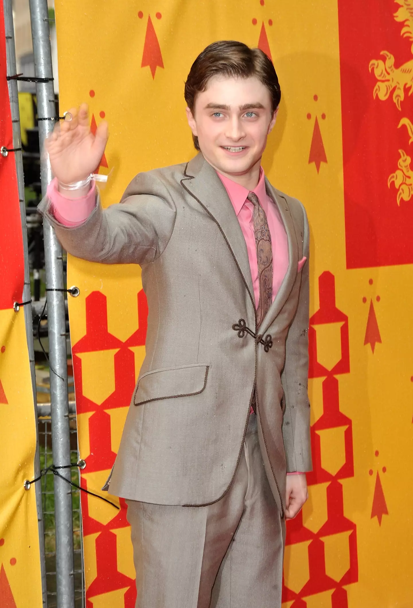 The Harry Potter cast worse white ribbons in honour of Rob Knox's life (Jon Furniss/WireImage)