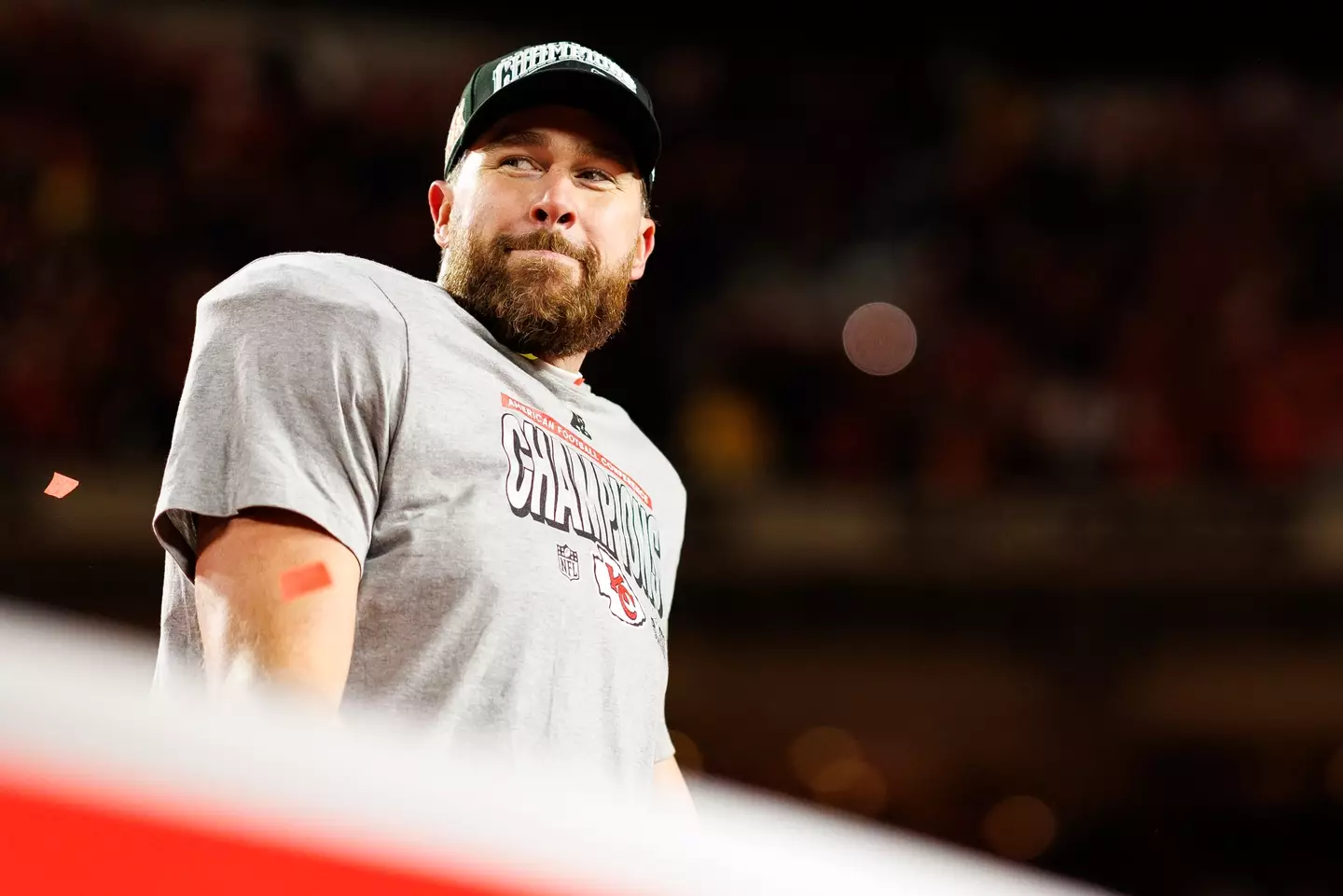 Travis is instead preparing for this year's Super Bowl (Brooke Sutton/Getty Images)