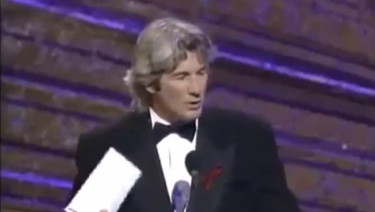 Richard Gere was handed a 20-year ban from the Oscars due to a outspoken speech (ABC)