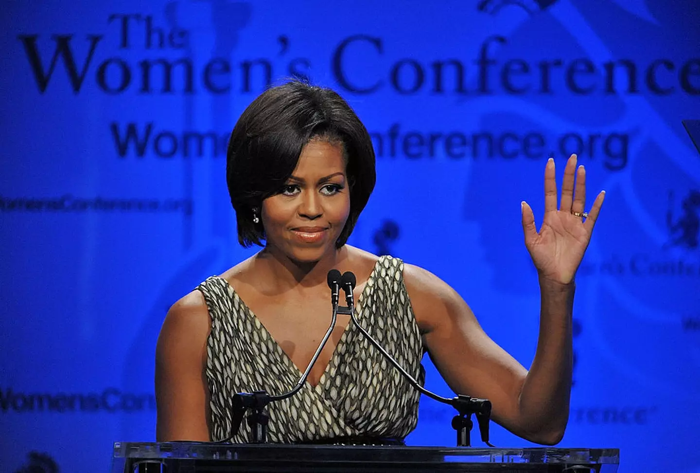 Michelle described how the media and public’s 'fascination' with her bare arms was used as a tool to 'otherize' her (Dr. Billy Ingram / Contributor / Getty Images)