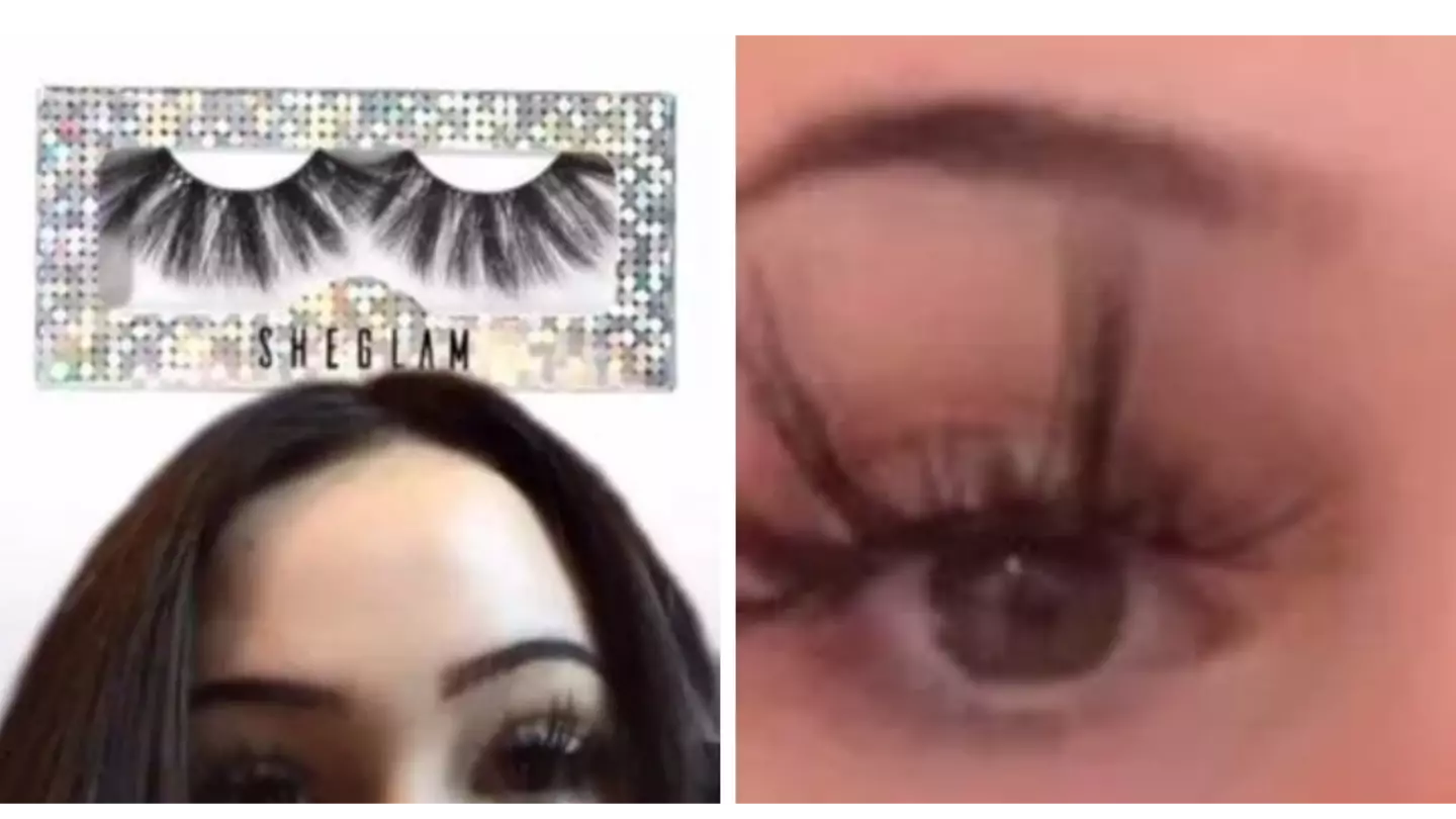 Woman horrified after buying eyelashes from Shein