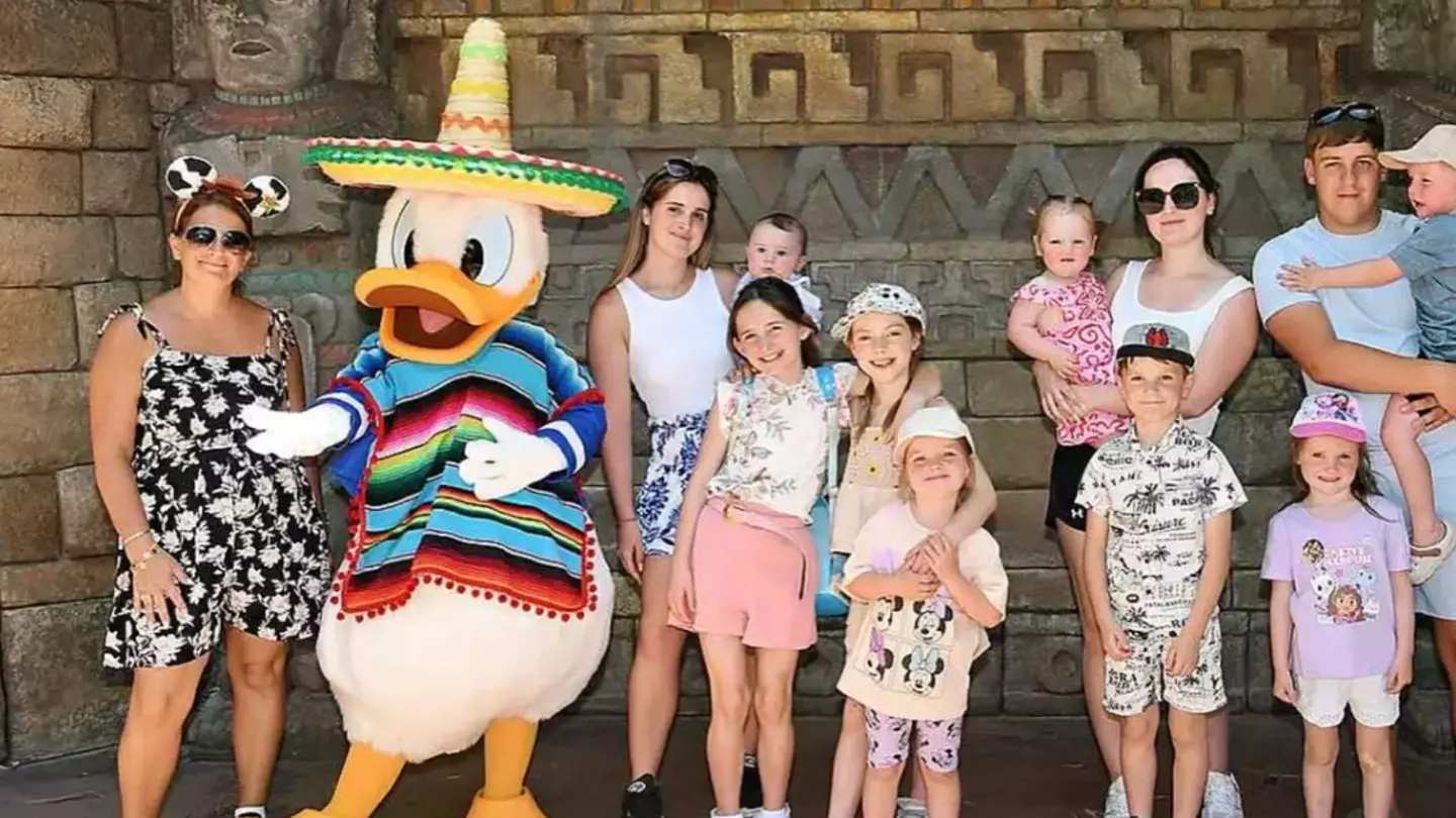 Britain's biggest family raise major concern after being issued huge fine for £52,000 Disney holiday