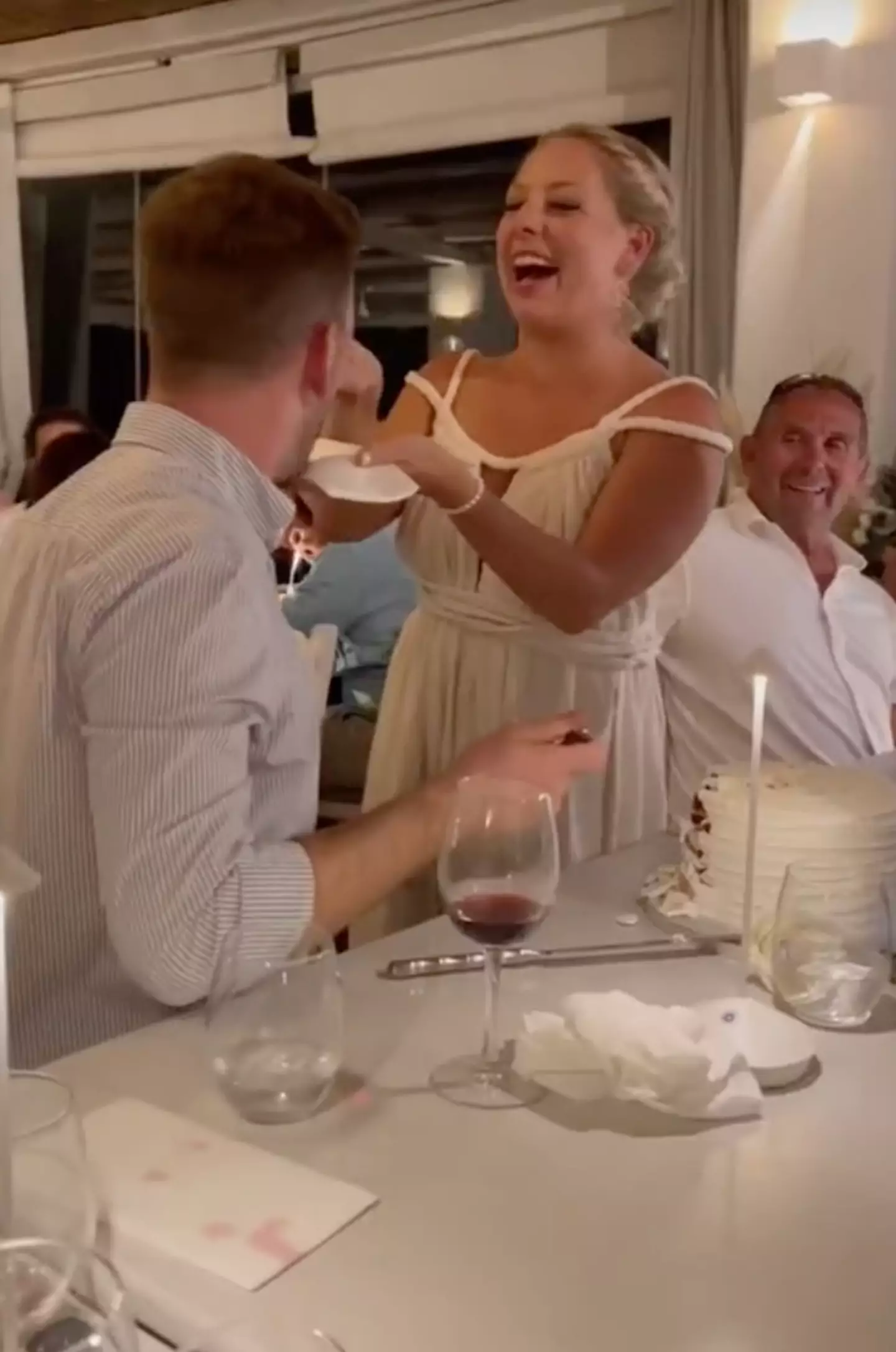 It really did look like a dream wedding.