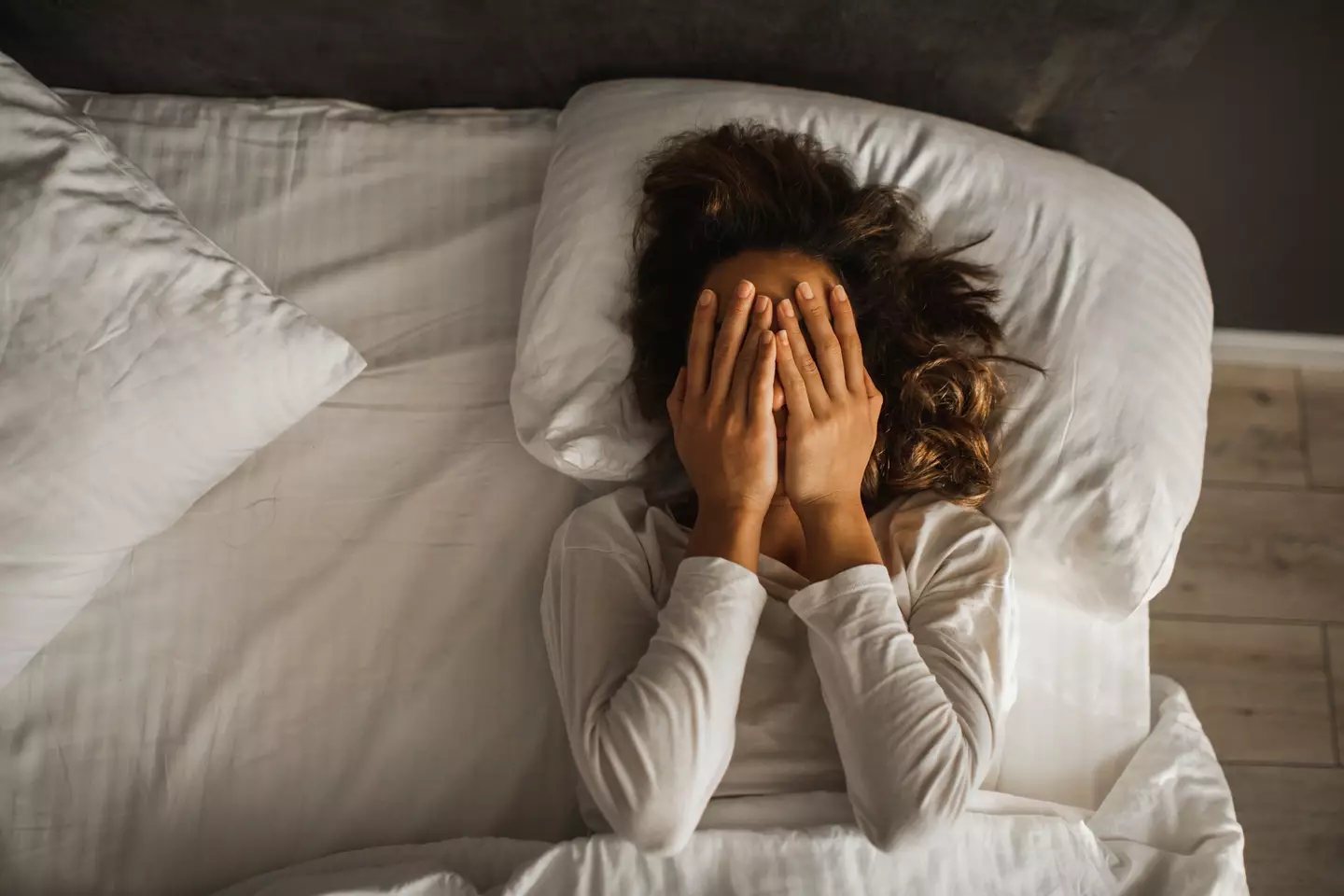 If you can't get back to sleep within 15 mins then it's time to get up, the expert advises.