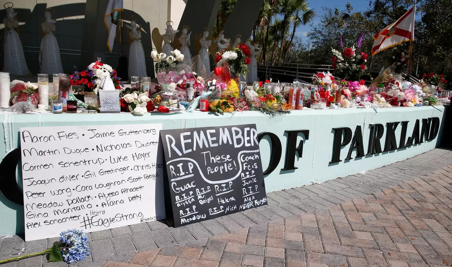 17 students were killed in Florida six years ago (RHONA WISE/AFP via Getty Images)