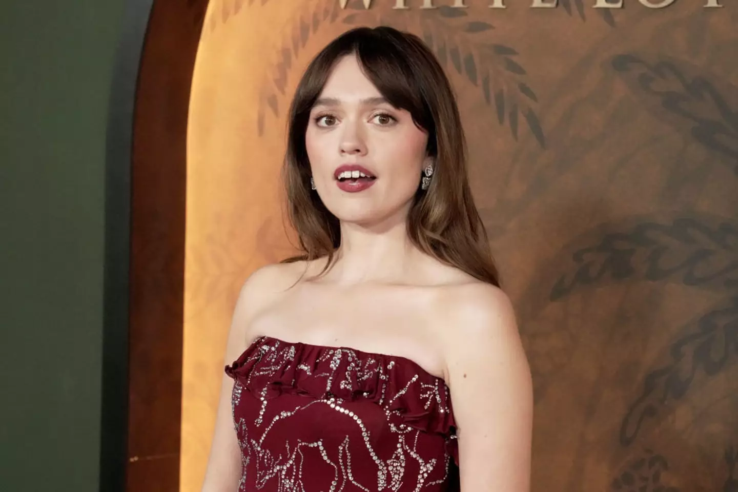 The White Lotus star, Aimee Lou Wood, has been forced to address comments about her teeth (Jeff Kravitz / Contributor / Getty Images)