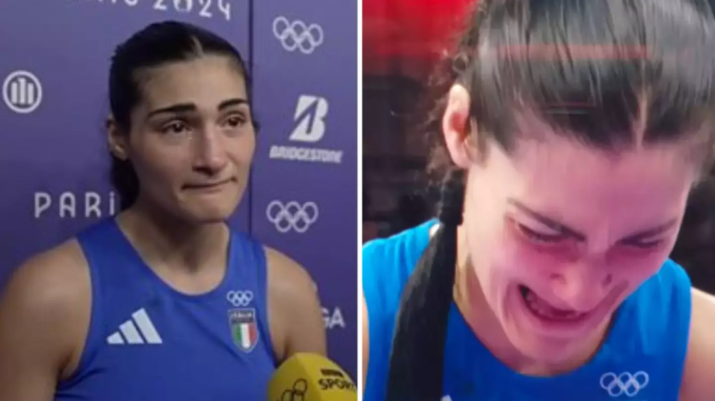 Boxer who broke down in tears and ended fight after 46 seconds explains why she did it as gender row rages on