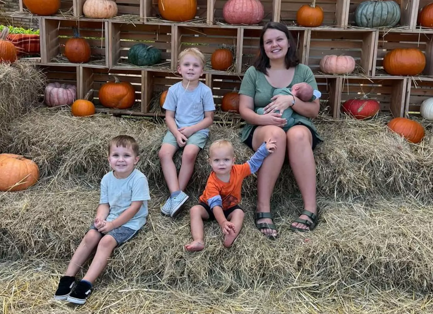 Erica Swinehart has four sons.