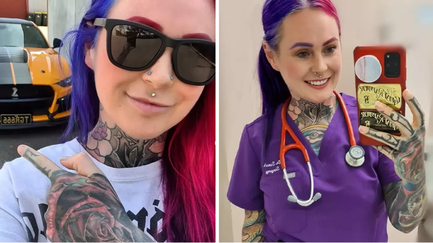 'World's most tattooed doctor' opens up about stigma she's faced due to her appearance