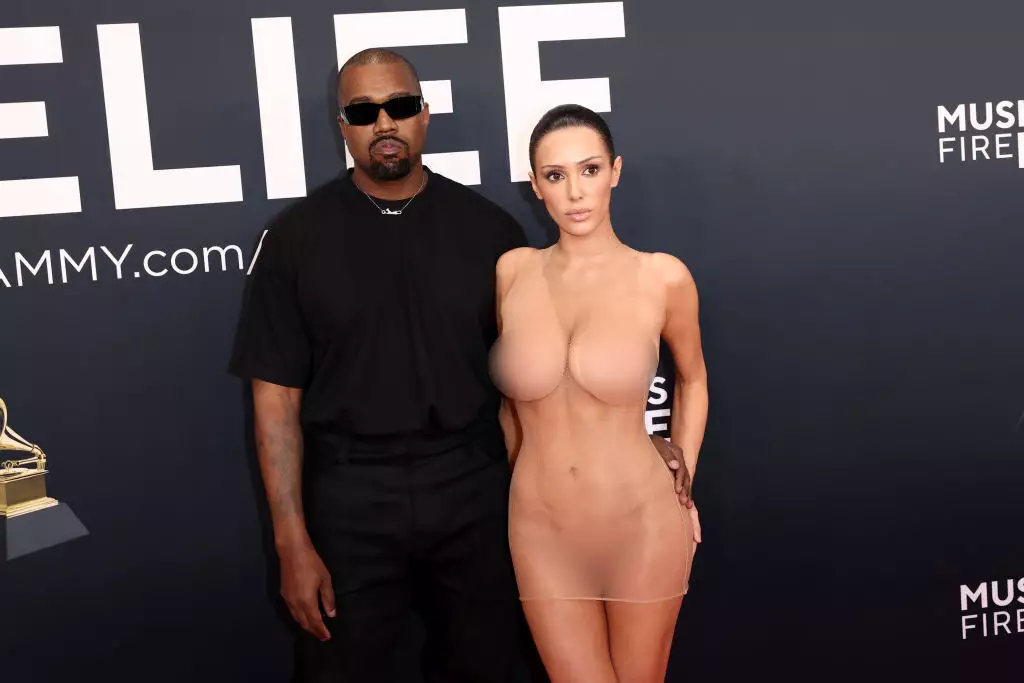 Censori's nude dress caused quite the stir (Matt Winkelmeyer/Getty Images for The Recording Academy)
