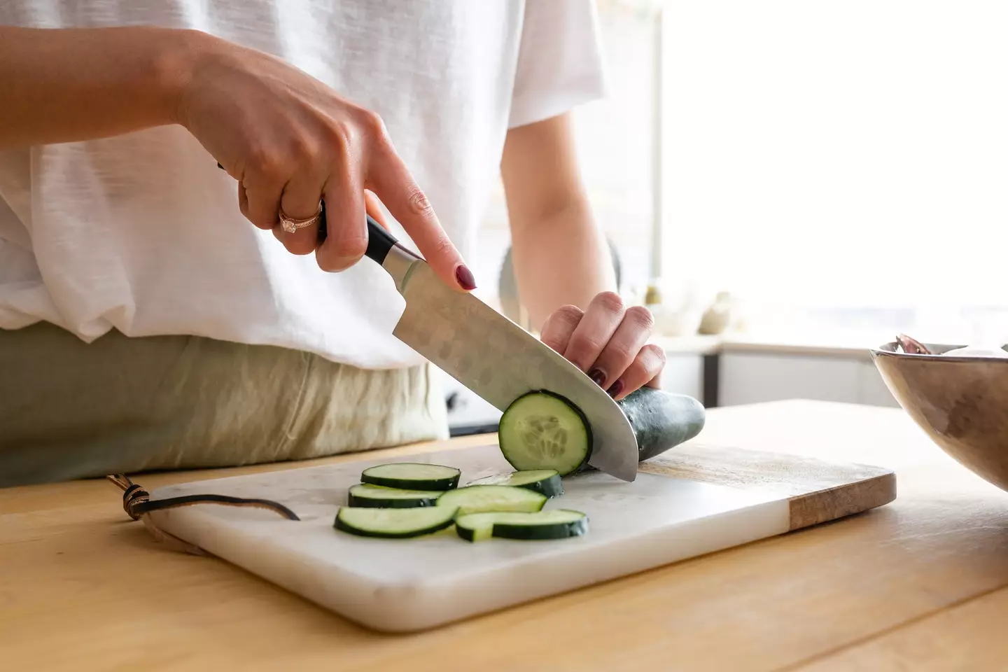 Be careful not to slice your finger (Getty Stock Photo)