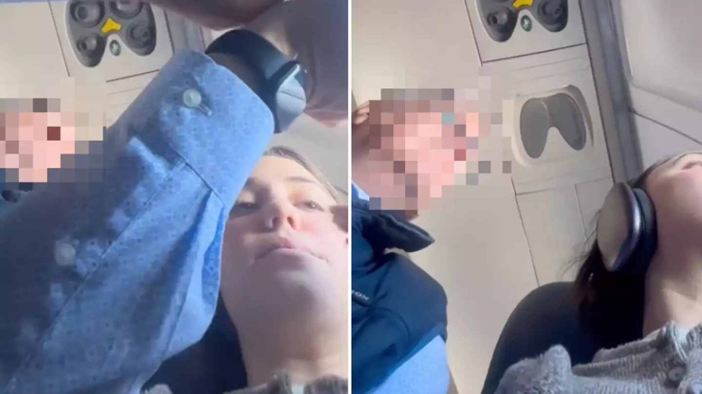 Woman sparks debate after documenting flight with passenger who ‘invaded her personal space’