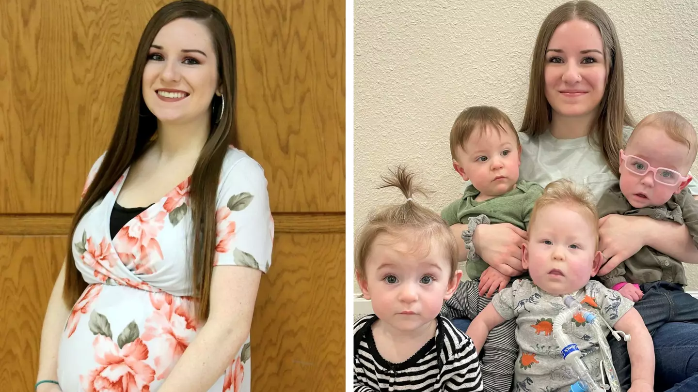 Mum who feared she'd never get pregnant took infertility medication and had quintuplets