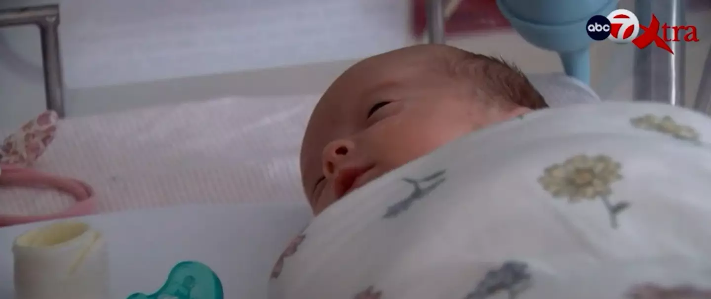 Theresa's babies were conceived without any fertility treatments (ABC News)