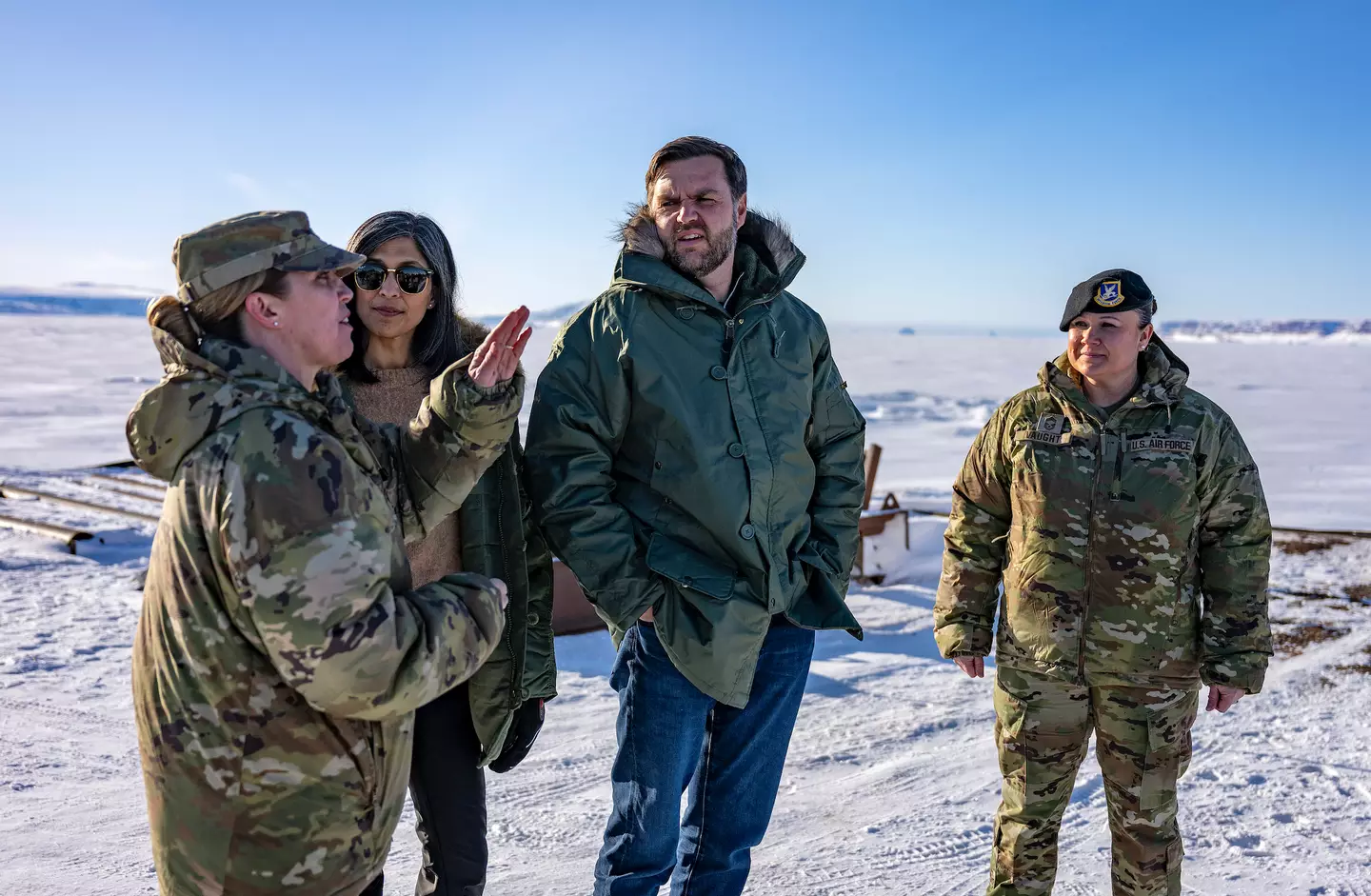 JD Vance was sent to Greenland back in March (Jim Watson - Pool/Getty Images)