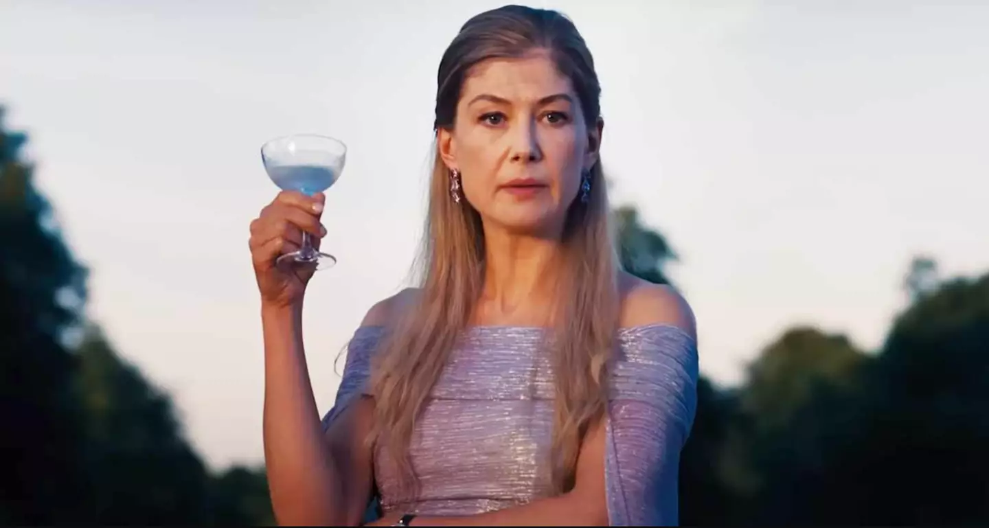 Rosamund Pike as Elsbeth Catton.