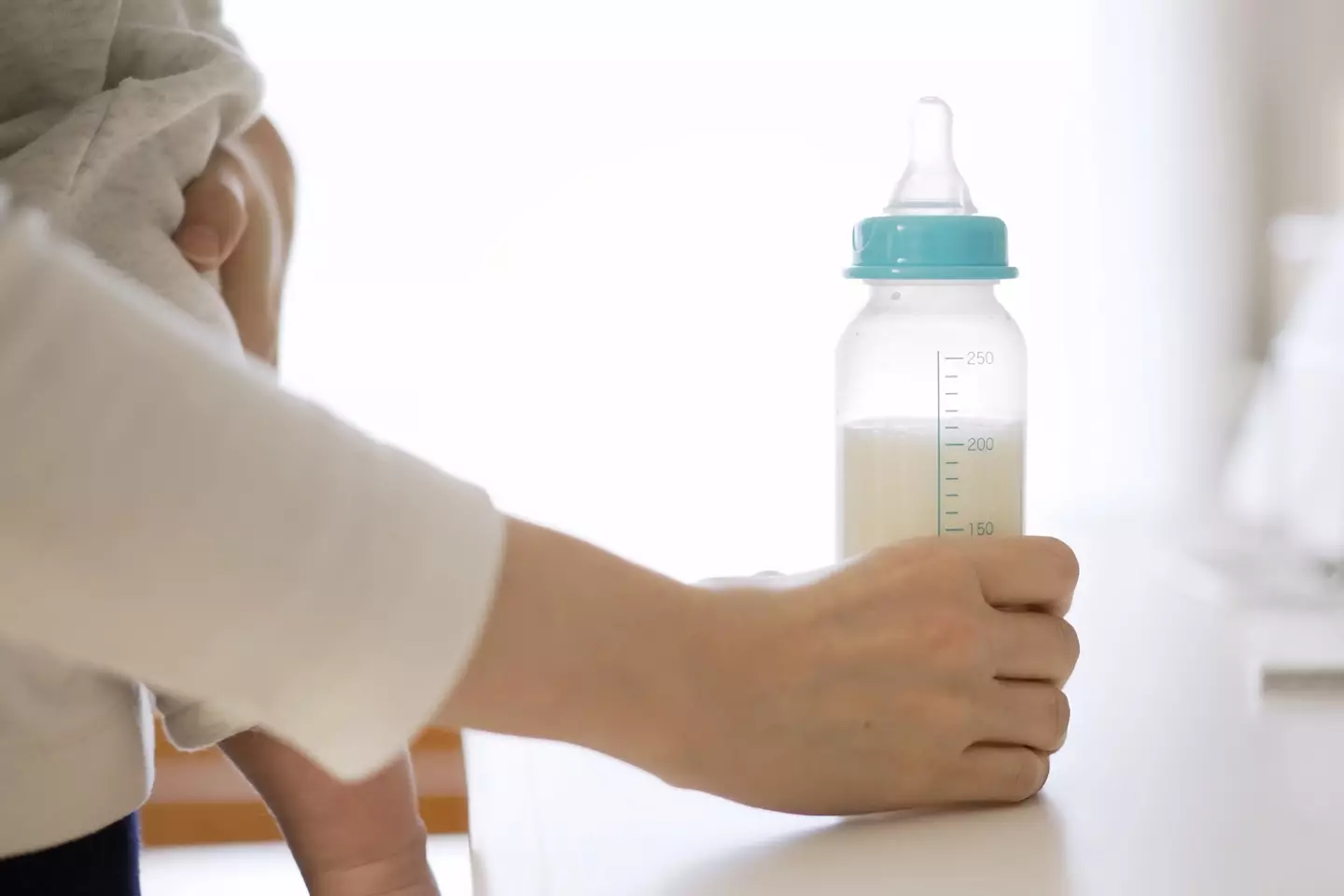 Some babies are being fed a 'milkshake' containing trace amounts of their mother's poo.