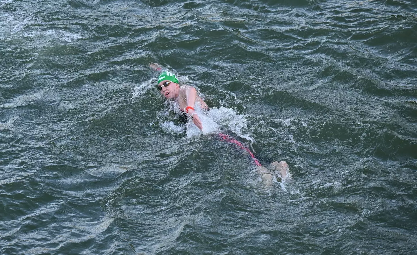 The swimmer claimed he'd never compete in a similarly lengthy race again. (David Fitzgerald/Sportsfile via Getty Images)