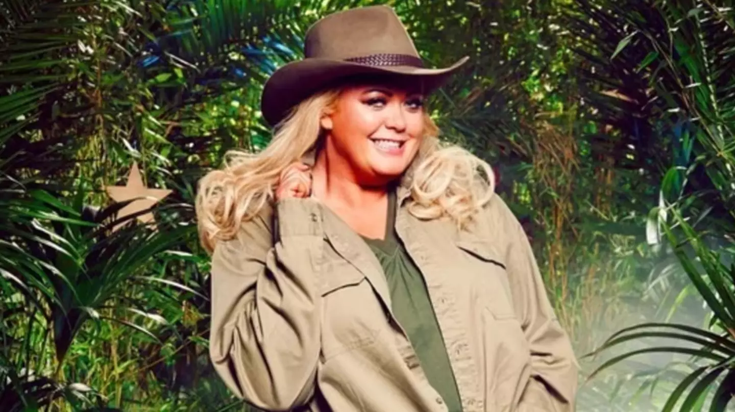 The reality TV star left the I'm A Celebrity jungle after 72 hours. (ITV)
