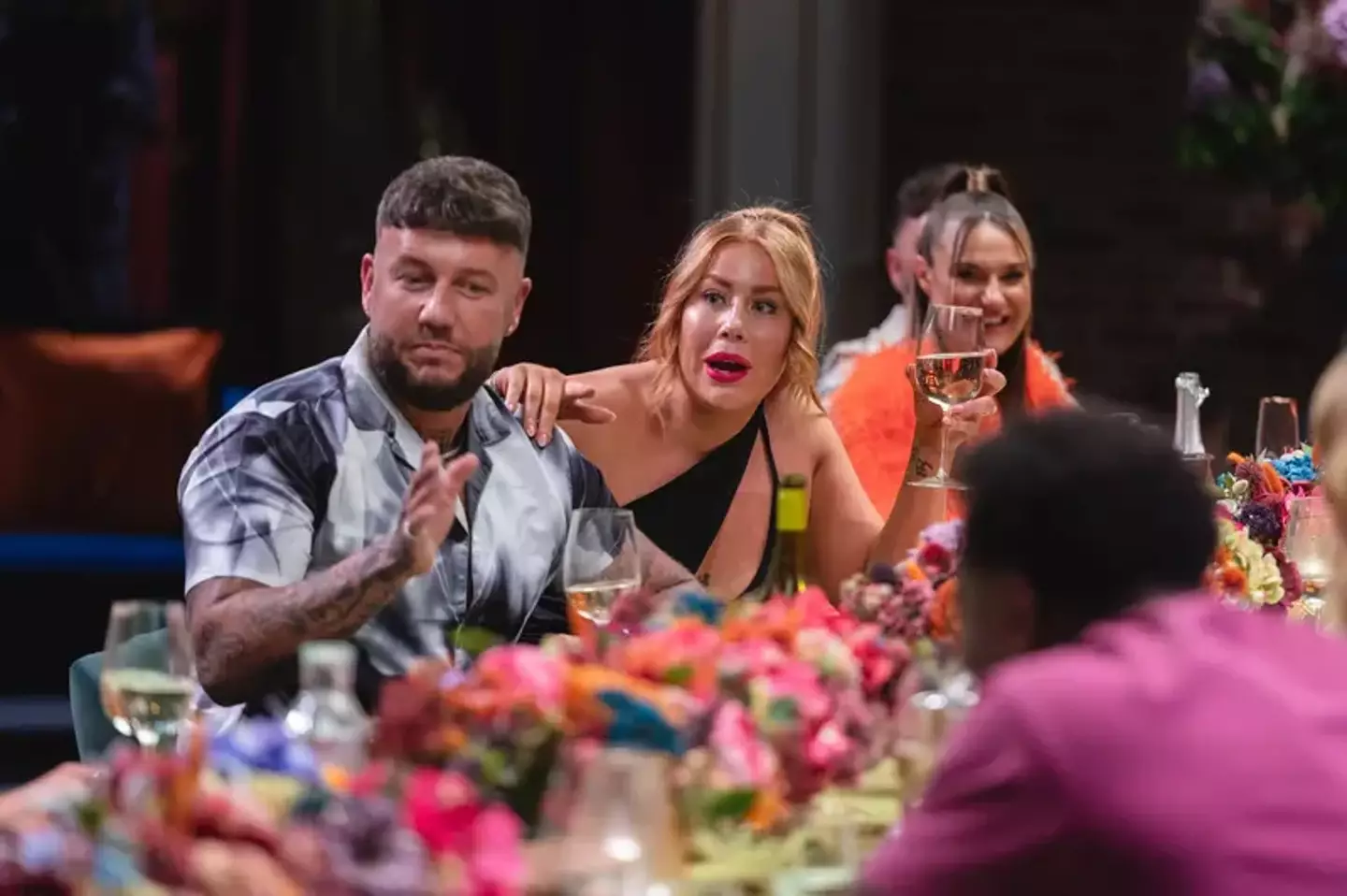 Viewers are more than used to dramatic dinner parties at this point (E4)