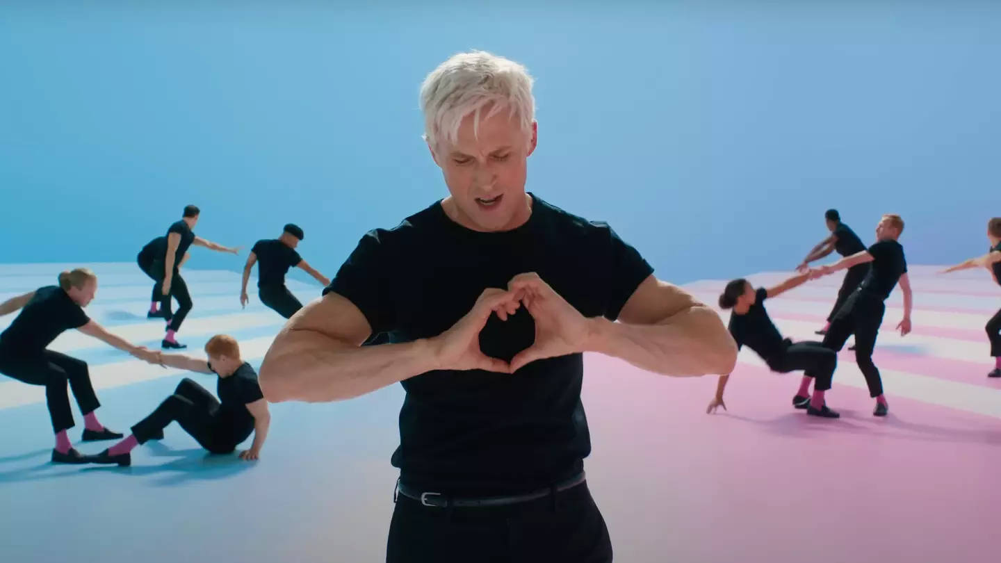 Gosling plays Ken in the hit movie Barbie.