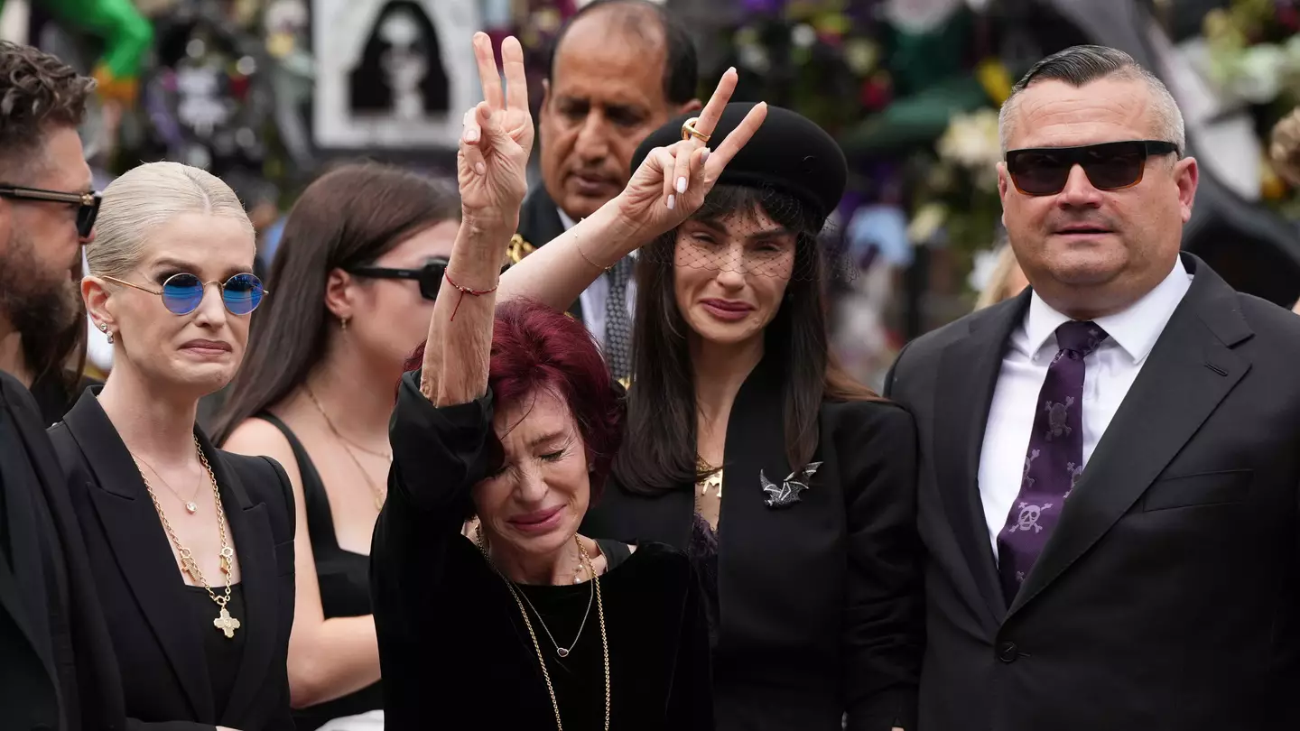 All the heartbreaking Ozzy Osbourne tributes spotted on each family member during devastating funeral